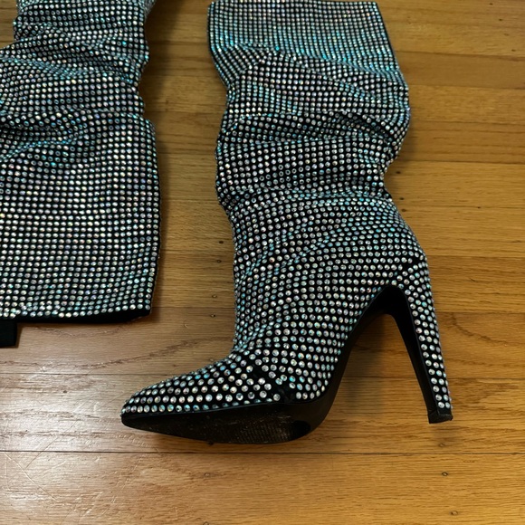 Steve Madden rhinestone boots - Picture 4 of 7